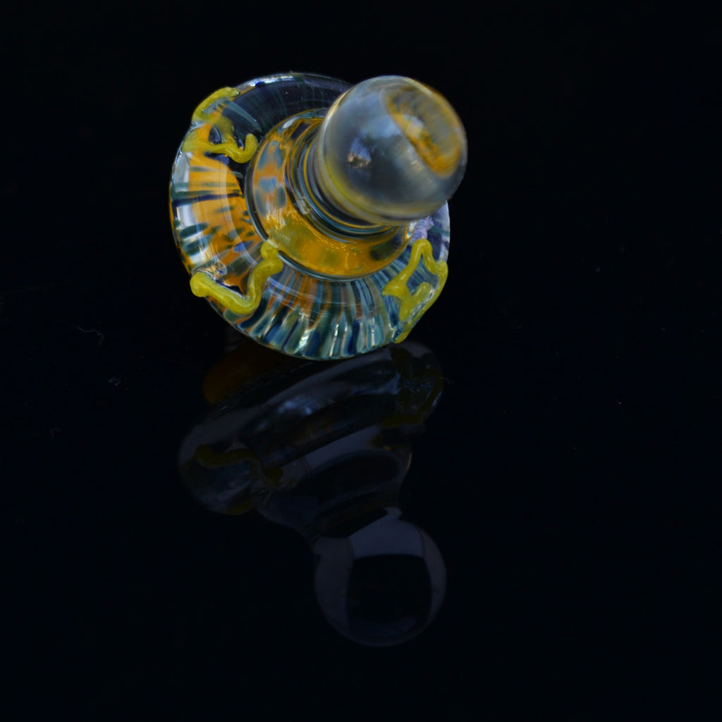 Glass Hanukkah Dreidel handmade in Jerusalem