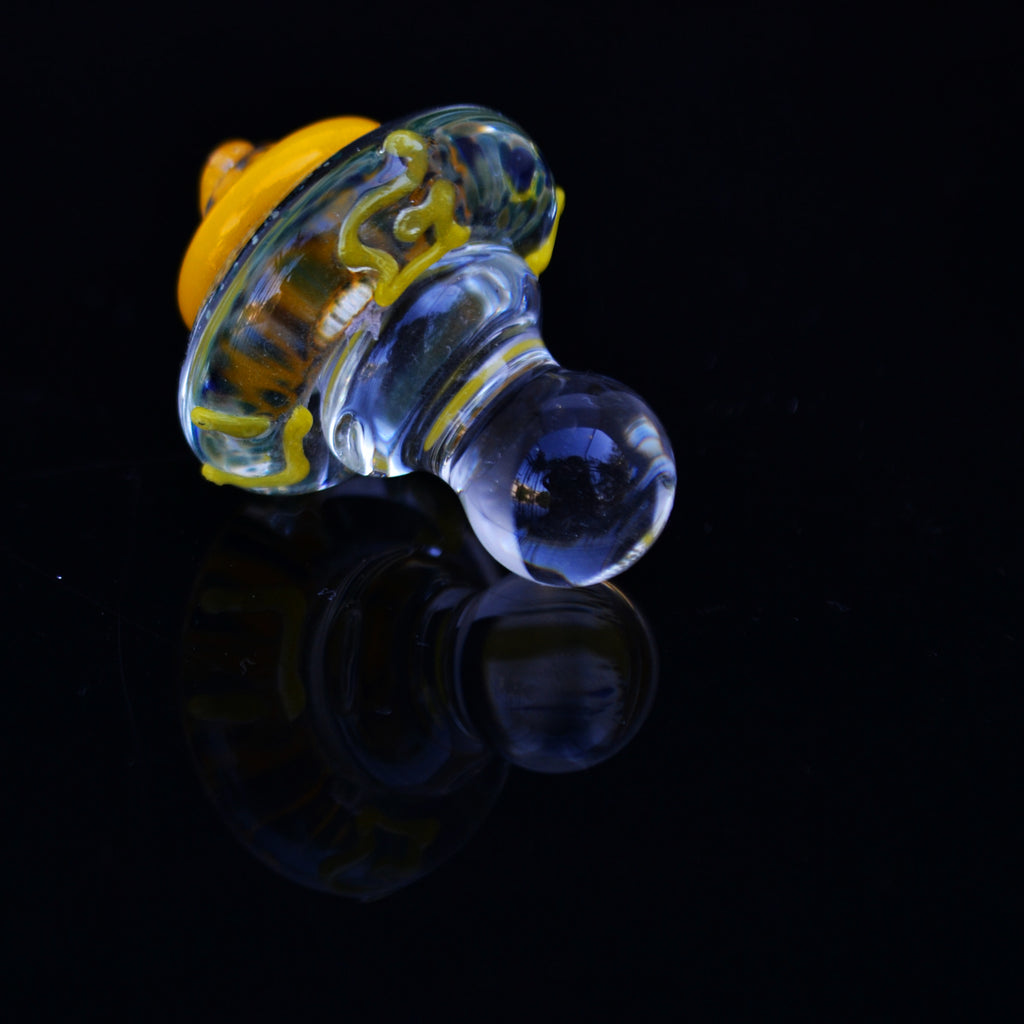 Glass Hanukkah Dreidel handmade in Jerusalem