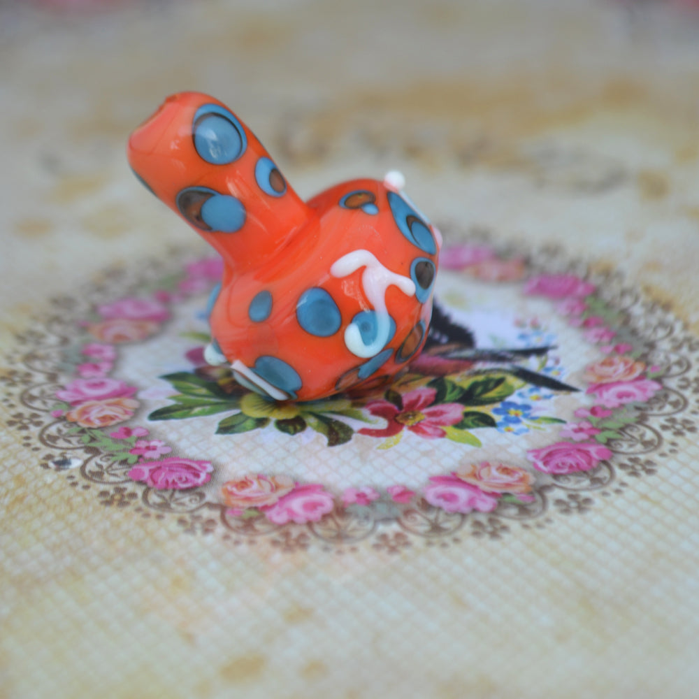 Hanukkad Glass Dreidel Beads, set of 3. handmade in Jerusalem