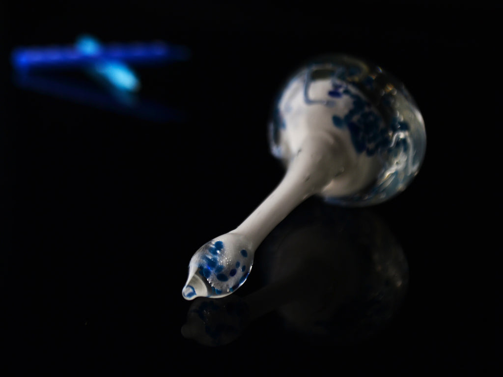 Glass Hanukkah Dreidel handmade in Jerusalem