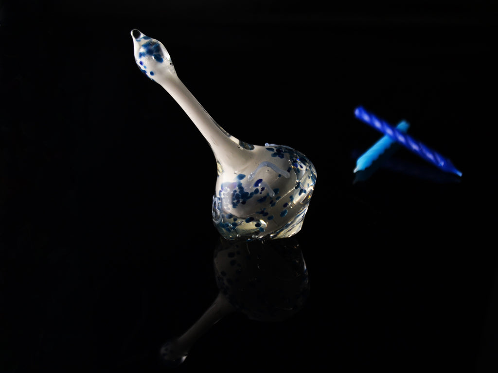 Glass Hanukkah Dreidel handmade in Jerusalem