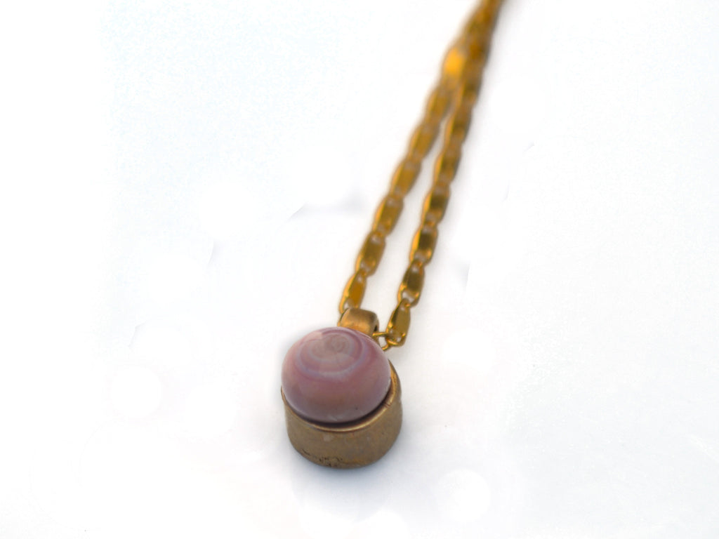 Pink dainty necklace