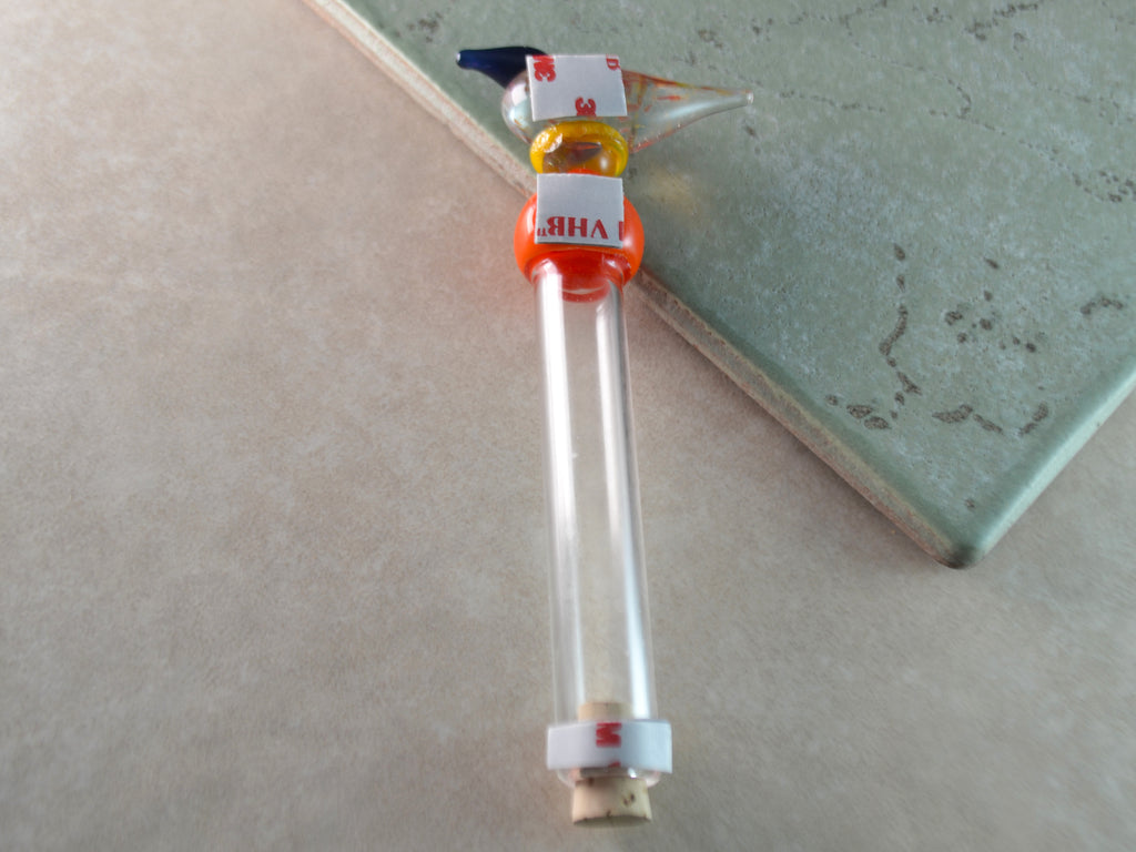 A bird glass Mezuzha