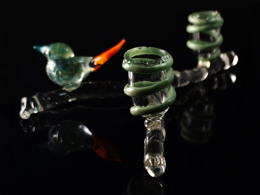 Bird candle stick