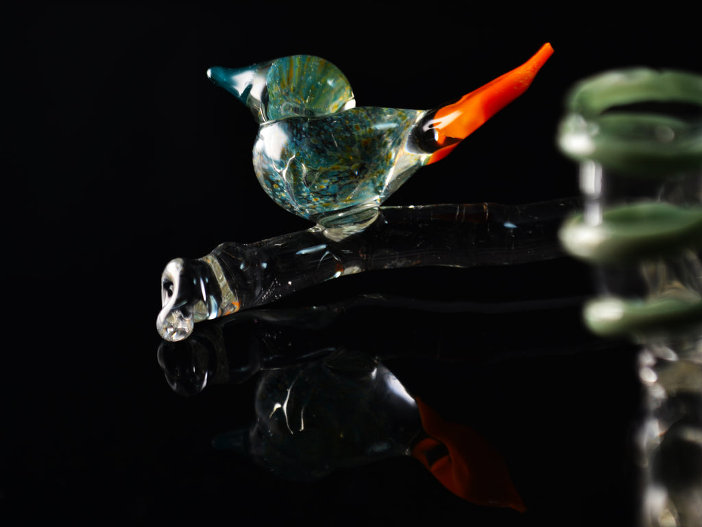 Bird candle stick